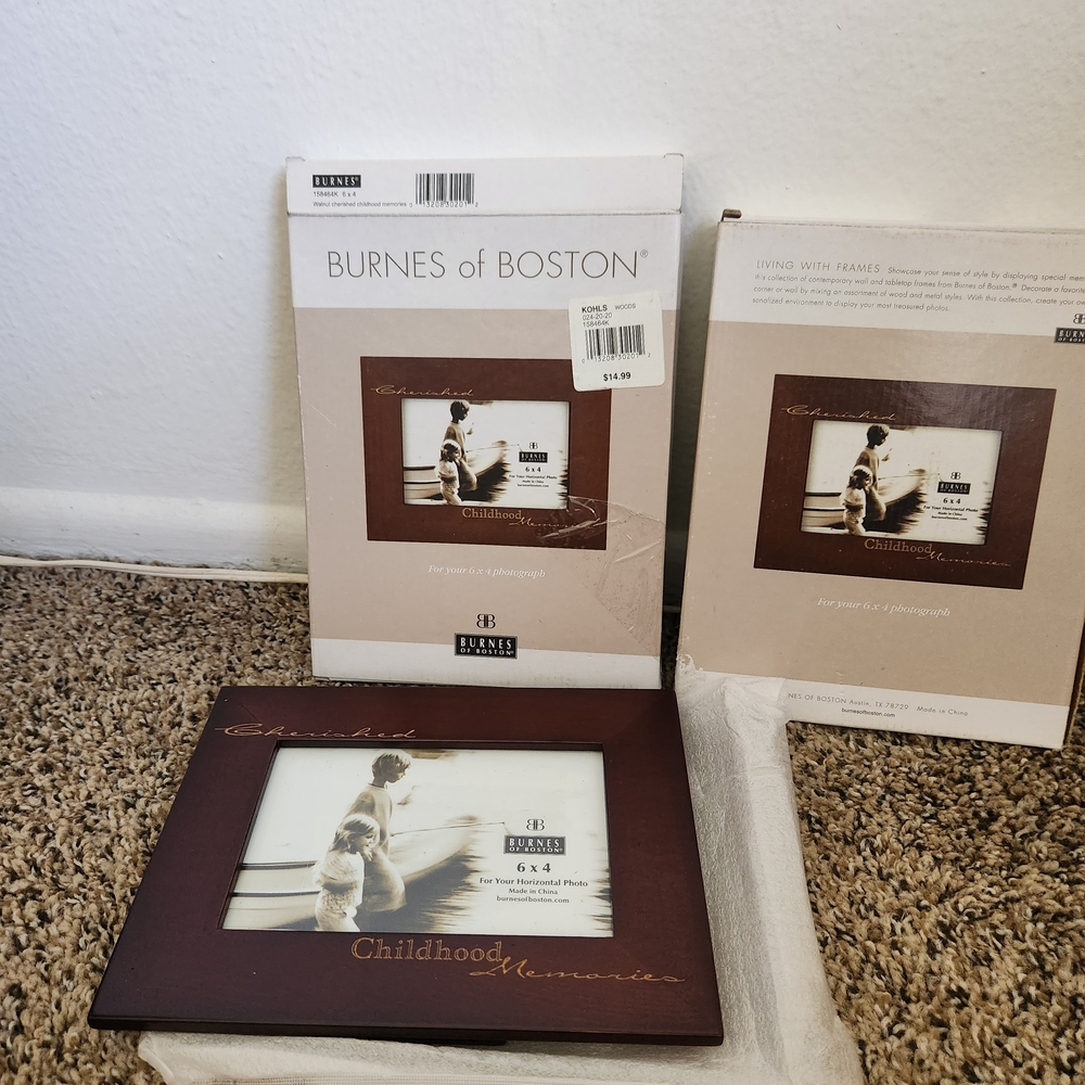 Burnes of Boston Brown Picture Frame